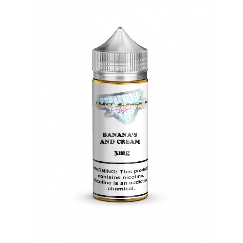 Bananas and Cream 100ml - Throwback - E-Liquid